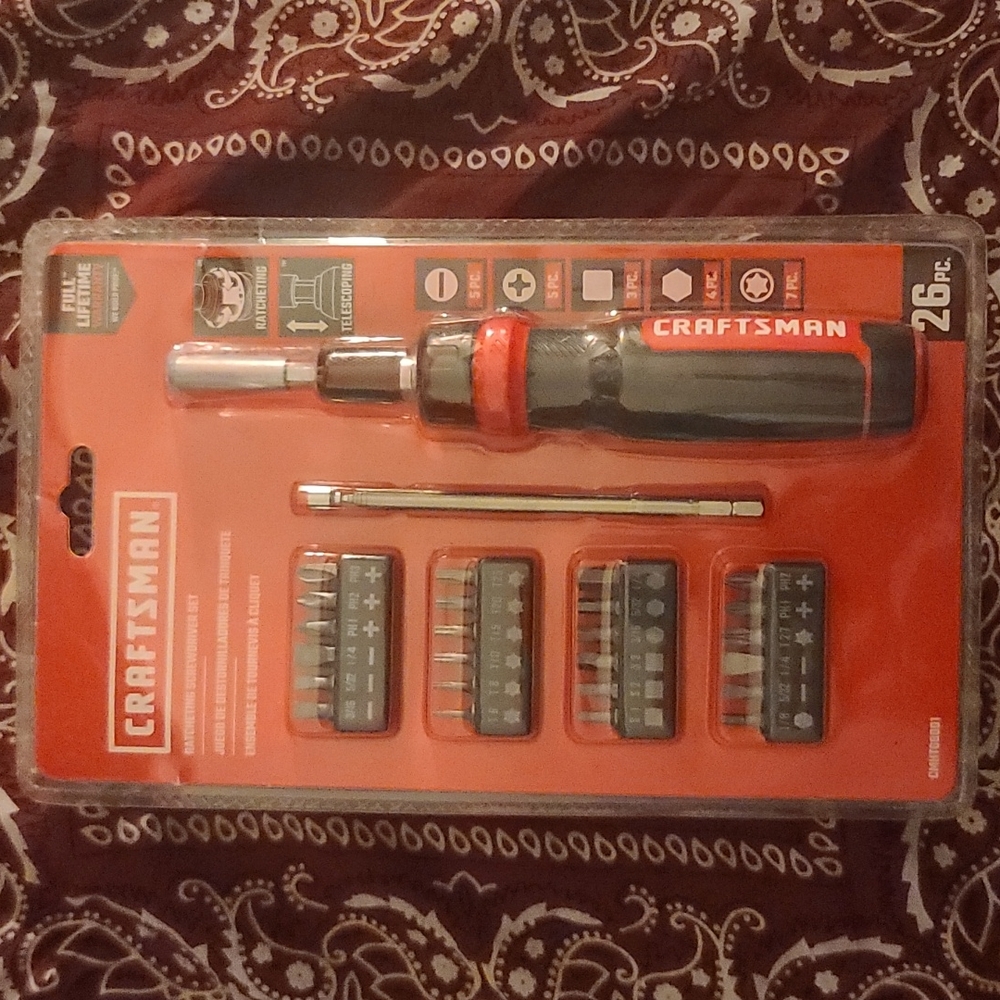 Craftsman ratcheting screwdriver set